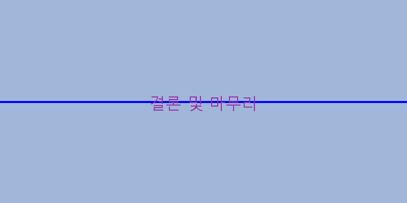 
  결론 및 마무리
 이미지