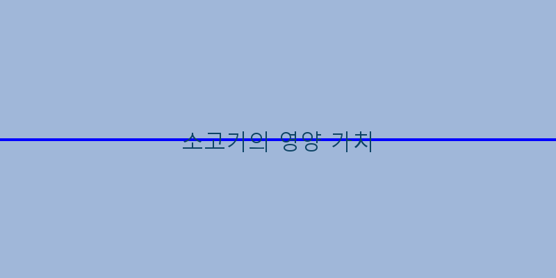 
  소고기의 영양 가치
 이미지