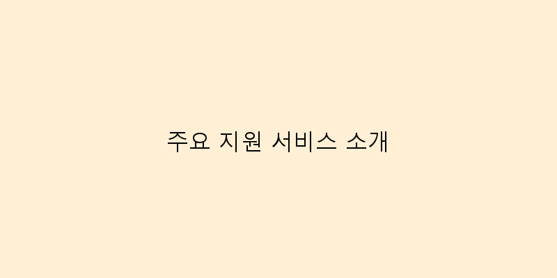 
  주요 지원 서비스 소개
 이미지