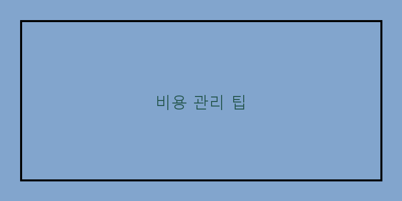 
  비용 관리 팁
 이미지