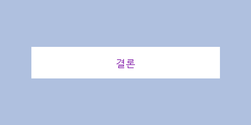 
  결론
 이미지